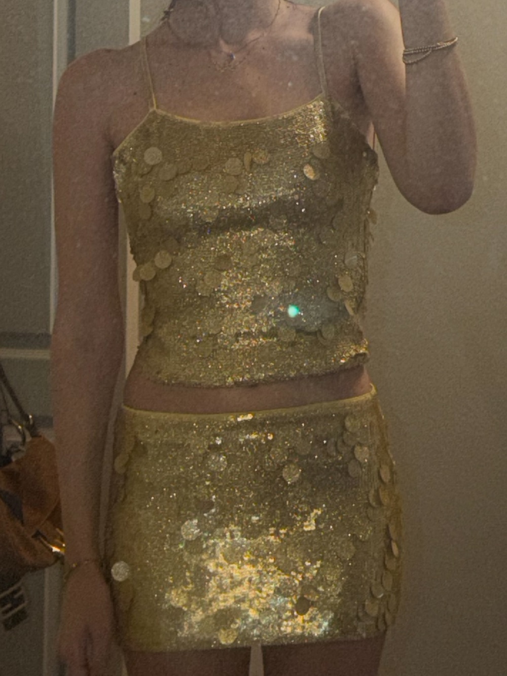 Danielle Guizo Sequin Two-Piece Mini Set - Picture 2 of 3